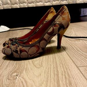 Coach high heels